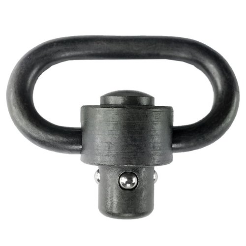 Il Grovtec Heavy Duty Push Button Swivel offre un attacco sicuro e affidabile per slings da 1-1/4", con rotazione 360° e capacità di carico fino a 450 lbs.