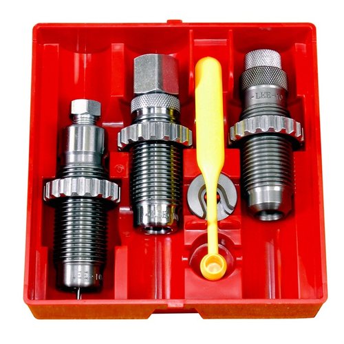 Il set PISTOL CARBIDE 3-DIE per 455 Webley Mark II include tutto il necessario per la ricarica: die in carburo, shell holder e istruzioni, senza bisogno di lubrificante.