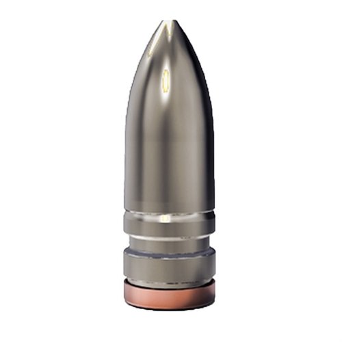 Mold per proiettili in alluminio lavorato, con 6 cavità, resistente alla ruggine e con piastra sprue anodizzata, ideale per realizzare proiettili 7.62mm (0.312") da 155gr.