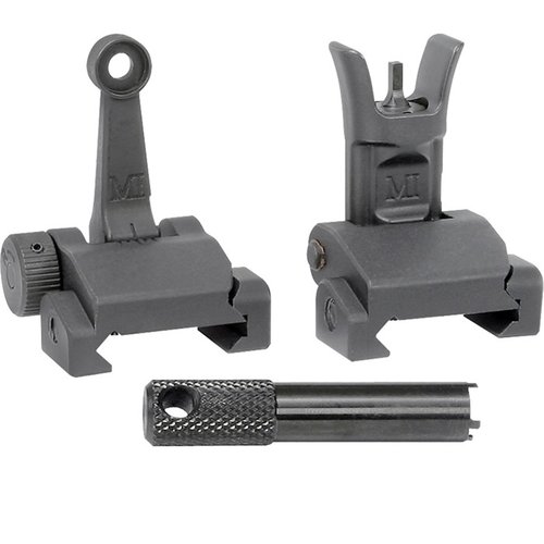 Il set di mirini pieghevoli AR-15 Combat di Midwest Industries offre robustezza, leggerezza e regolazioni precise, ideale per ogni scenario di tiro.