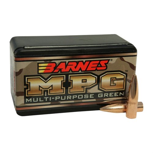 Le palle Barnes MPG 30 cal (.308) offrono tecnologia frangibile, precisione eccezionale e sono ideali per tiro su bersagli, competizioni e difesa domestica.