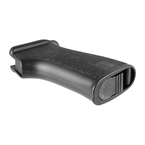 Il grip BG-AK di TangoDown offre un design ergonomico, testurizzazione aggressiva e un compartimento interno per riporre piccoli pezzi di ricambio o batterie.