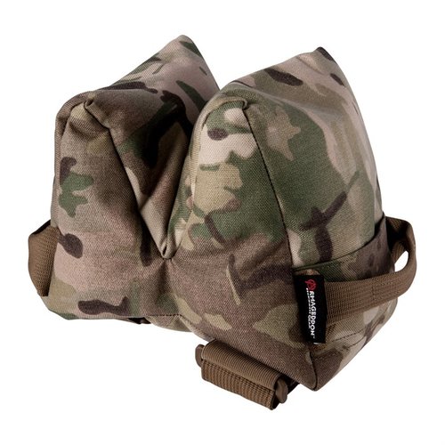 Il Game Changer offre stabilità e versatilità su superfici irregolari, permettendo un supporto sicuro per il tuo fucile e configurazioni personalizzabili.