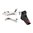 KIT DI AGGIORNAMENTO BARRA GRILLETTO PRO A FACCIA PIATTA PER GLOCK G1-4 NERO/ROSSO