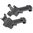 Set mirini offset per fucile AR-15 Combat, nero
