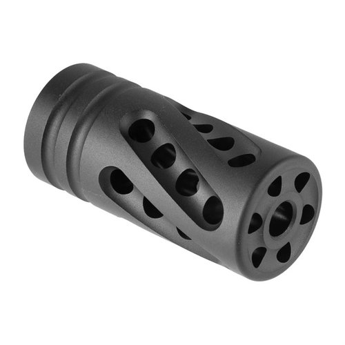Il compensatore X-Ring migliora la precisione e mantiene il muso del 10/22 allineato con il bersaglio, realizzato in alluminio anodizzato 6061-T6.