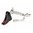 Kit barra upgrade con faccia curva per grilletto GLOCK® Gen 5 nero/rosso