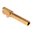 9mm Luger canna 1:10 passo non filettata in acciaio inox, rivestimento PVD oro (Tin)