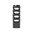HYPERTAP 556 freno di bocca calibro .22 1/2-28 acciaio inox nero