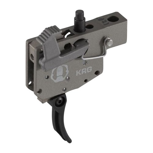 Il grilletto Midas 2-Stage per Tikka T3 offre regolazioni complete, con un range da 2 a 5+ lbs, migliorando notevolmente la tua esperienza di tiro.