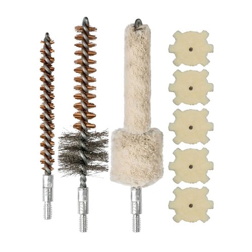Il kit AR-15 Brush Combo di Real Avid offre tutto il necessario per mantenere il tuo AR15 pulito, rimuovendo carbonio da camera e canna con facilità.
