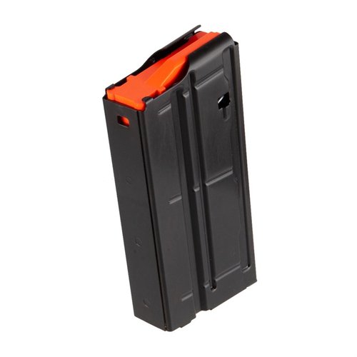 I caricatori D&H Industries per AR .308 in 6.5 Creedmoor offrono robustezza in acciaio con finitura nera e capienza di 20 colpi per prestazioni affidabili.