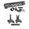 Handguard Slim Line 10,5" con mirini ribaltabili da combattimento