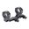 Attacco modulare 34 mm 1,70" 0 MOA, nero