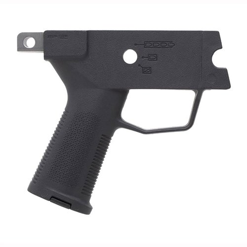 Il Magpul® SL Grip Module offre ergonomia migliorata, controllo ottimale della pistola, marcature chiare e compatibilità con MIAD/MOE, tutto in un design robusto.