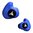 Tappo auricolare su misura, blu