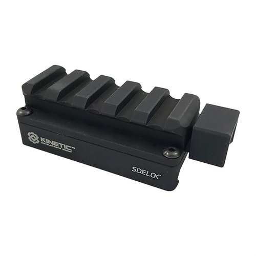 Con il sistema di montaggio KDG SIDELOK, puoi montare e smontare ottiche senza perdere il zero, ideale per red-dot e accessori compatti.