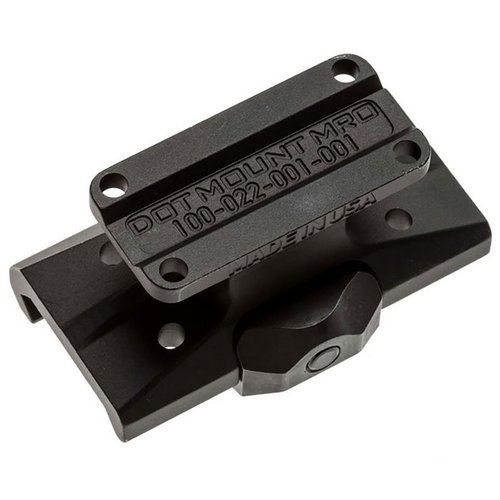 Il mount Reptilia DOT per Trijicon MRO è realizzato in alluminio 7075-T6, con finitura anodizzata, offre una co-witness inferiore 1/3 e resistenza in ogni ambiente.