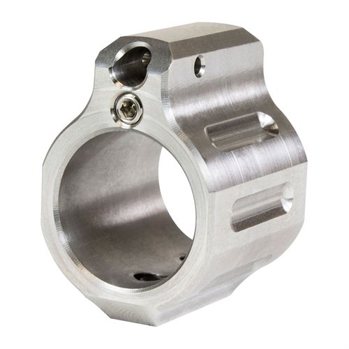 Il gas block AR-15 ODIN Works in acciaio inox, regolabile e a profilo ridotto, è compatibile con tutti i fucili AR-15 e consente una personalizzazione ottimale.