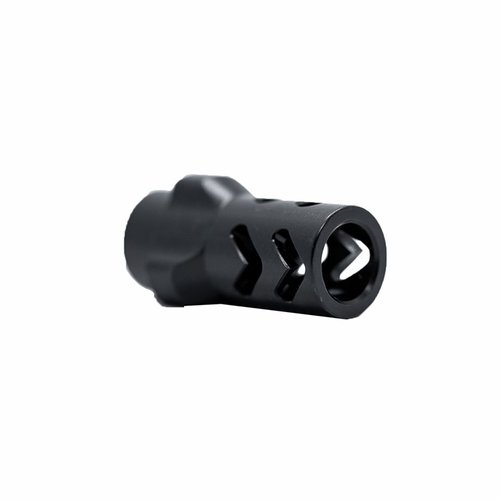 Il freno di bocca 9MM 3-lug consente un rapido attacco di soppressori, mantenendo la mitigazione del flash e la gestione del rinculo quando si spara senza soppressore.