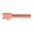 9MM LUGER 4.02" CANNA IN ACCIAIO, PASSO 1:10, NON FILETTATA, FINITURA PVD BRONZO