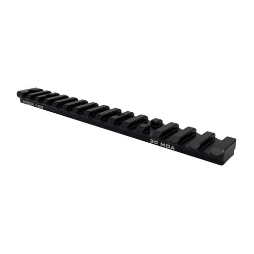 La TIKKA T1X 1913 Improved Scope Rail di AREA 419 è realizzata in alluminio 7075, con bordi smussati e opzioni di elevazione 15 o 30 MOA per una precisione ottimale.
