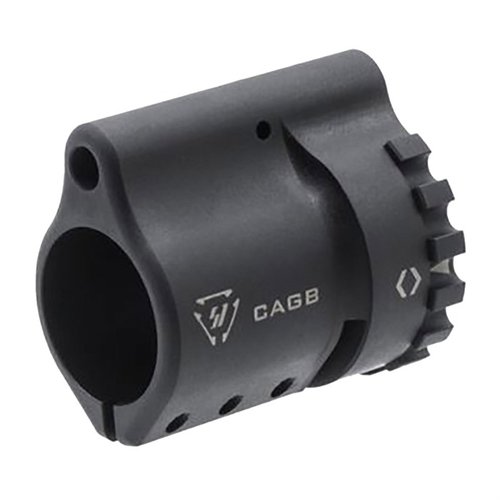Elimina le complicazioni mantenendo la funzionalità con il COLLAR ADJUSTABLE GAS BLOCK di Strike Industries, che offre 6 impostazioni per un flusso di gas preciso.