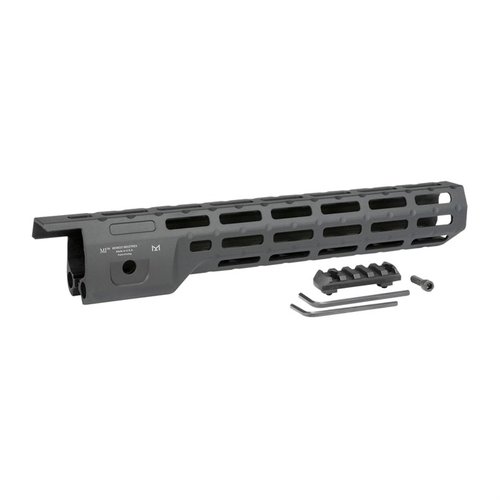 Le nuove impugnature M-LOK per Ruger® 10/22 Takedown® offrono un design leggero, vero free float, e 8 lati di slot M-Lok™ per un'installazione versatile.