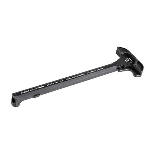 L'ARCH Charging Handle AR-15/M16 di Strike Industries è realizzato in T-6 7075, anodizzato e progettato ergonomicamene per una ricarica fluida e duratura.