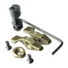 Il STRIKE SELECTOR SWITCH offre un'azione ergonomica e intuitiva, configurabile per tiri a 60 o 90 gradi, realizzato in alluminio leggero e acciaio resistente.