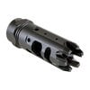 Il King-Comp di Strike Industries offre un design a doppia camera per ridurre il rinculo e la concussion laterale, ideale come compensatore e freno di bocca.