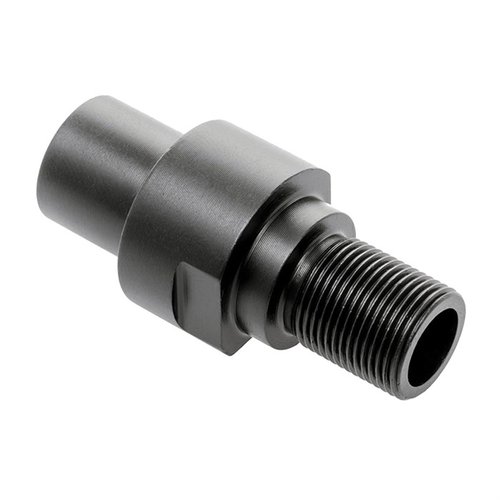 L'adattatore di filettatura PS90 di CMMG converte le filettature M12X1.0LH del tuo SBR PS90 in filettature standard 1/2-28 TPI, compatibile con molti dispositivi di bocca.