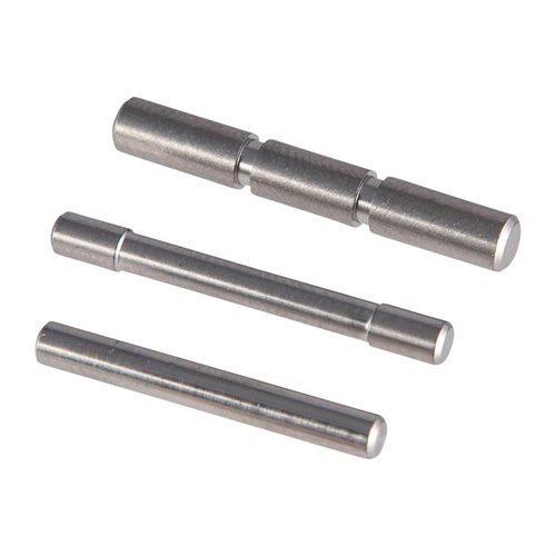 I kit di pin per frame Rival Arms in titanio o acciaio inossidabile garantiscono qualità e compatibilità per i modelli Glock® Gen3/4, per un'arma impeccabile.