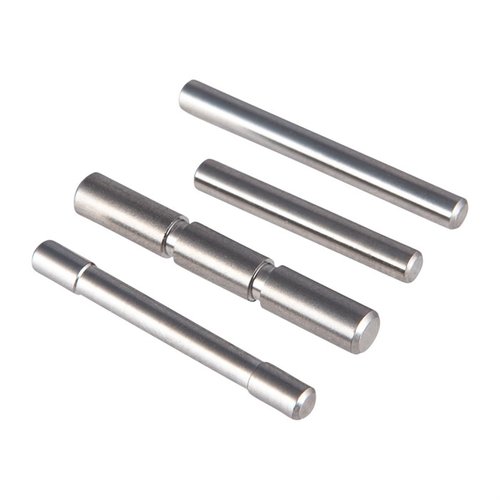 Il set di pin per frame Rival Arms offre componenti di alta qualità in titanio o acciaio inox, compatibili con vari modelli Glock®, per prestazioni ottimali.