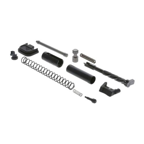 Il kit di completamento slide per Glock® 17/19 include tutti i componenti necessari per un'assemblaggio preciso e coerente, perfetto per costruire la tua pistola.