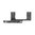 30MM 0 MOA 2 supporto cantilever, nero