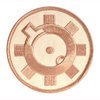 AR15.COM Patch logo 2,5" per faccia dell'otturatore con Velcro, tan