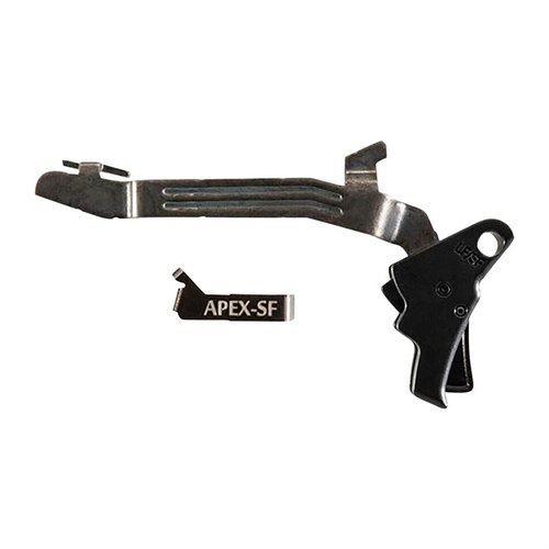 Migliora il tuo Glock Slimline con il kit Action Enhancement di Apex: trigger più fluido, riduzione del viaggio e peso di sgancio di 5.5 libbre.