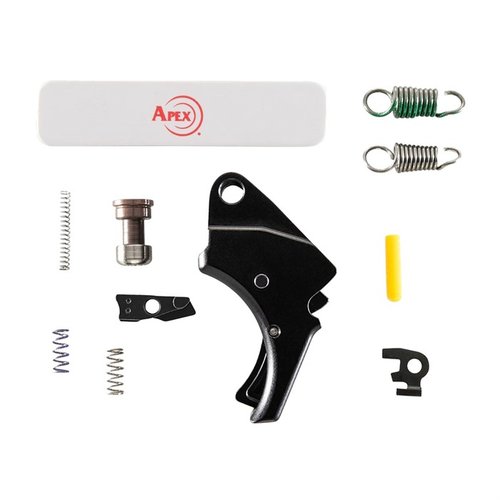 Il kit di grilletto Apex Tactical per M&P M2.0 offre un tiro più fluido, una corsa ridotta e un peso di trazione tra 3 e 4 libbre per prestazioni ottimali.