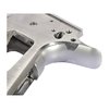 La JEM Beavertail Grip Safety offre dimensioni sovradimensionate per un adattamento personalizzato, con una piastra di contatto ingrandita per un ingaggio sicuro.