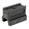 Montaggio robusto e leggero per ottiche T1/T2, realizzato in alluminio 6061 T6, con finitura anodizzata e bulloni in acciaio per una forza di serraggio superiore.