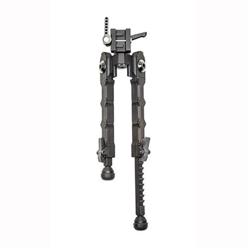 Il bipiede Accu-Tac SR-5 G2 offre stabilità e sicurezza, con estensione rapida delle gambe, regolazione in altezza e montaggio veloce su rail Picatinny o Arca.