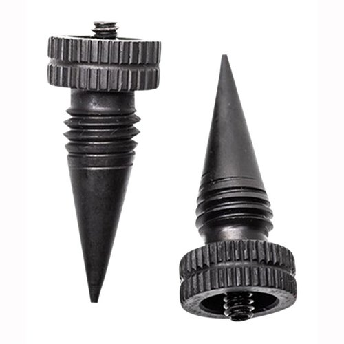 Gli ACCU-TAC G2 BIPOD SPIKES offrono una trazione aggressiva su superfici morbide, sono facili da installare e realizzati in acciaio trattato con ossido nero.