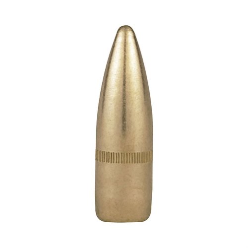 Le palle Berry's Manufacturing 22 Caliber, 5.56mm (0.224") 55gr FMJBT offrono qualità e prestazioni eccezionali per tiro e competizioni, prodotte con orgoglio in USA.