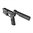 Ricevitore inferiore AR-15 semi-completo Rebellious Stripes nero