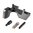 AR-15 ABC/R V3 fermo otturatore con rientranze nero