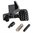 AR-15 ABC/R V3 fermo otturatore con rientranze nero