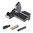 Fermo otturatore AR-15 ABC/R V3 con bias anteriore, dimples, nero