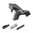 Fermo otturatore AR-15 ABC/R V3 con bias anteriore, dimples, nero