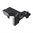 AR-15 ABC/R V3 fermo otturatore con bias posteriore, superficie con incavi, nero